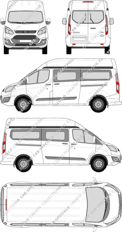 Ford Tourneo Custom, 2012–2018 (Ford_348)