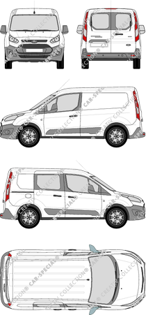 Ford Transit Connect van/transporter, 2013–2018 (Ford_365)
