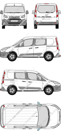 Ford Transit Connect van/transporter, 2013–2018 (Ford_368)