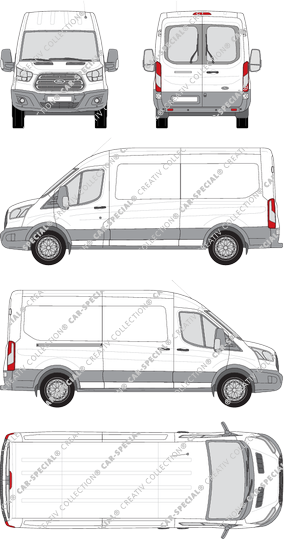 Ford Transit furgón, 2014–2019 (Ford_393)