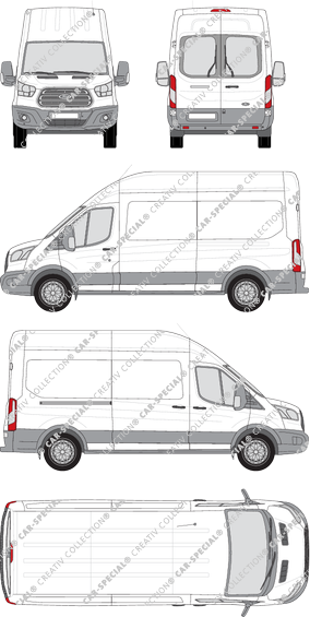 Ford Transit furgone, 2014–2019 (Ford_397)