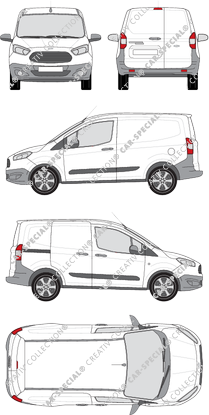Ford Transit Courier, 2014–2018 (Ford_403)