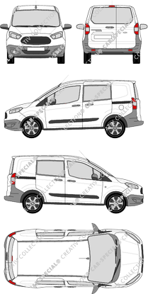 Ford Transit Courier, 2014–2018 (Ford_406)
