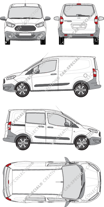 Ford Transit Courier Kastenwagen, 2014–2018 (Ford_411)