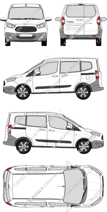 Ford Tourneo Courier, 2014–2018 (Ford_415)