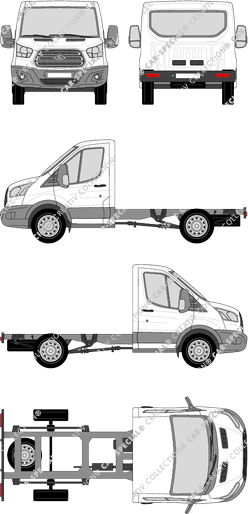 Ford Transit Chassis for superstructures, 2014–2019 (Ford_427)