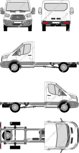 Ford Transit, Chassis for superstructures, L2, single cab (2014)