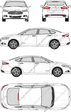 Ford Mondeo, Limousine, 4 Doors (2015)