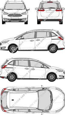 Ford Grand C-Max, actueel (sinds 2015) (Ford_440)