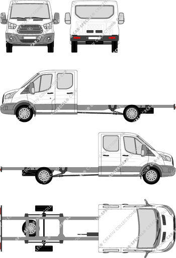 Ford Transit Telaio per sovrastrutture, 2014–2019 (Ford_444)