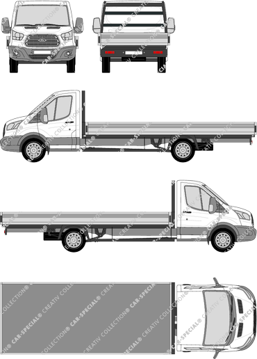 Ford Transit, pianale, L5, Einzelkabine (2014)