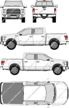 Ford F-150 Pick-up, attuale (a partire da 2015) (Ford_464)