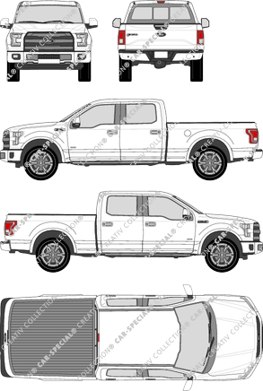 Ford F-150 Pick-up, attuale (a partire da 2015) (Ford_465)