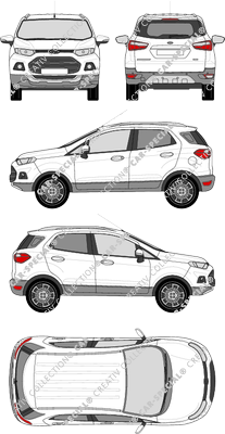 Ford Ecosport, Station wagon, 5 Doors (2015)