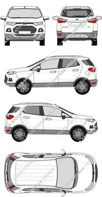 Ford Ecosport station wagon, 2015–2018 (Ford_470)