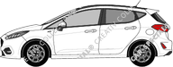Ford Fiesta Hayon, 2017–2022