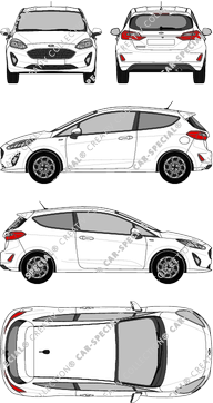 Ford Fiesta, 2017–2022 (Ford_476)