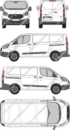 Ford Transit Custom furgone, 2018–2023 (Ford_486)