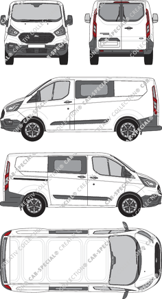 Ford Transit Custom furgone, 2018–2023 (Ford_489)