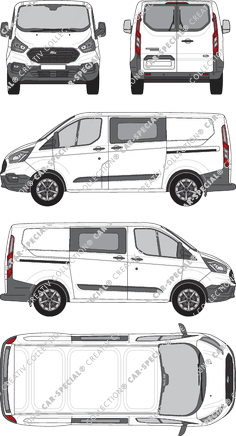 Ford Transit Custom, 2018–2023 (Ford_490)