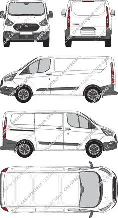 Ford Transit Custom furgone, 2018–2023 (Ford_491)