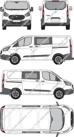 Ford Transit Custom, 2018–2023 (Ford_496)