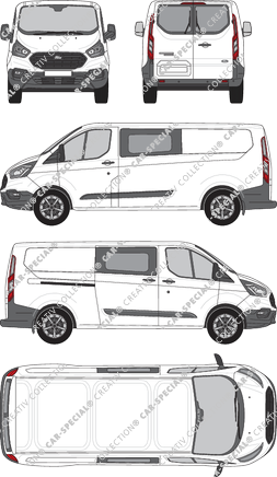 Ford Transit Custom, 2018–2023 (Ford_501)