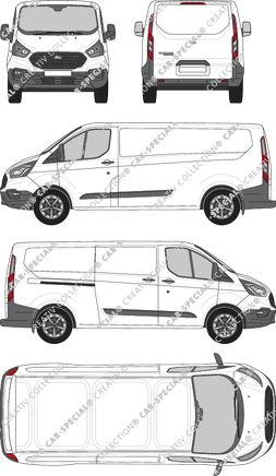 Ford Transit Custom furgone, 2018–2023 (Ford_503)