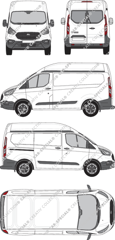 Ford Transit Custom furgone, 2018–2023 (Ford_511)