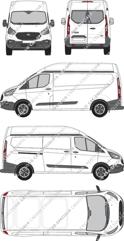 Ford Transit Custom furgone, 2018–2023 (Ford_517)