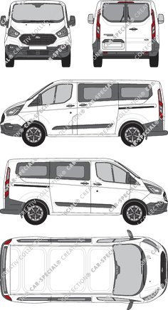 Ford Transit Custom, 2018–2023 (Ford_522)