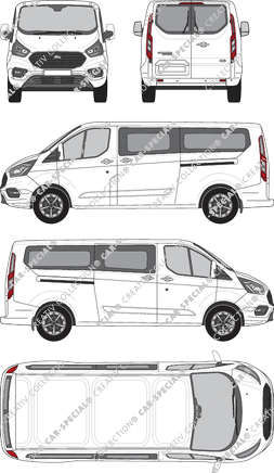 Ford Tourneo Custom, 2018–2023 (Ford_540)