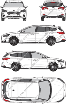 Ford Focus Turnier station wagon, attuale (a partire da 2018) (Ford_541)