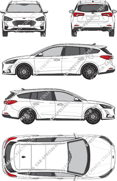 Ford Focus Turnier, 2018–2022 (Ford_541)