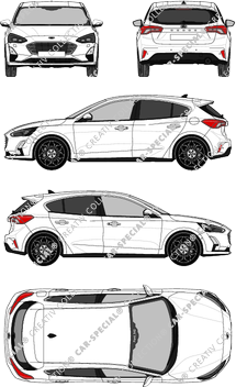 Ford Focus, Kombilimousine, 5 Doors (2018)