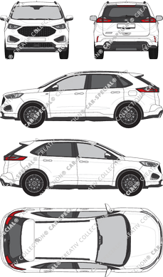 Ford Edge combi, 2019–2022 (Ford_589)