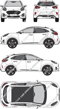 Ford Puma, actueel (sinds 2019) (Ford_591)