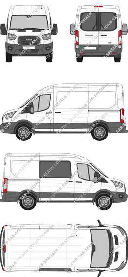 Ford Transit van/transporter, current (since 2019) (Ford_601)