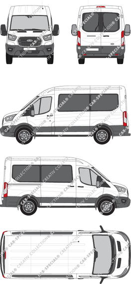 Ford Transit Kleinbus, aktuell (seit 2019) (Ford_652)