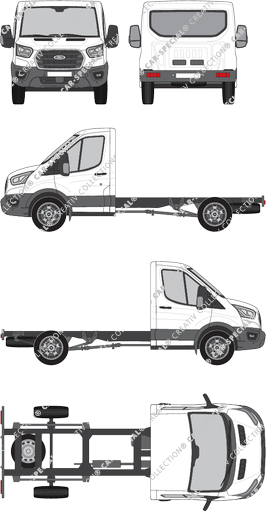 Ford Transit, Chassis for superstructures, L2, single cab (2019)
