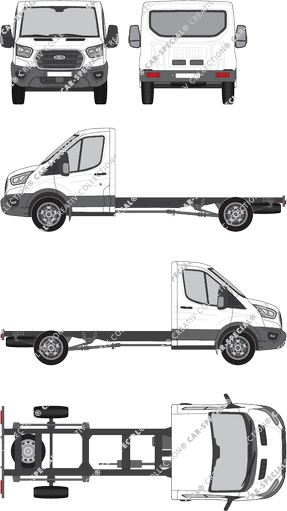 Ford Transit Chassis for superstructures, current (since 2019) (Ford_664)