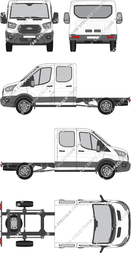 Ford Transit Châssis pour superstructures, actuel (depuis 2019) (Ford_666)