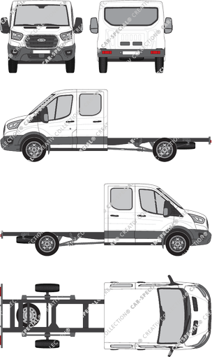 Ford Transit Châssis pour superstructures, actuel (depuis 2019) (Ford_668)