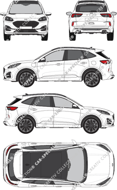 Ford Kuga combi, actual (desde 2020) (Ford_679)