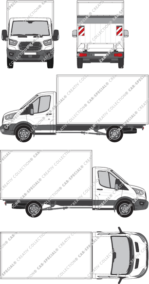 Ford Transit, Box bodies, L3, single cab (2019)