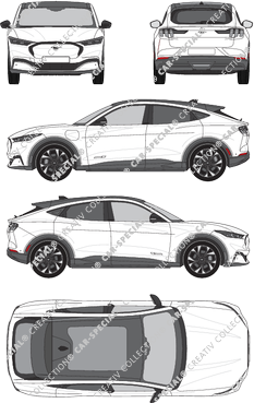 Ford Mustang Mach-E Hatchback, actual (desde 2020) (Ford_682)