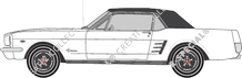 Ford Mustang Descapotable, 1966–1967