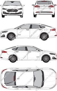 Ford Mondeo Hatchback, 2019–2022 (Ford_686)