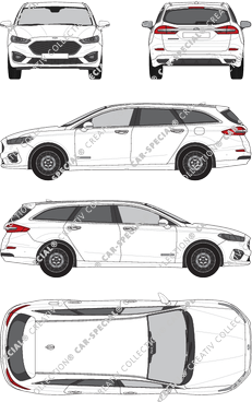 Ford Mondeo Turnier break, 2019–2022 (Ford_689)