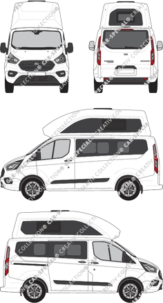 Ford Transit Custom Nugget Camper, actuel (depuis 2018) (Ford_690)